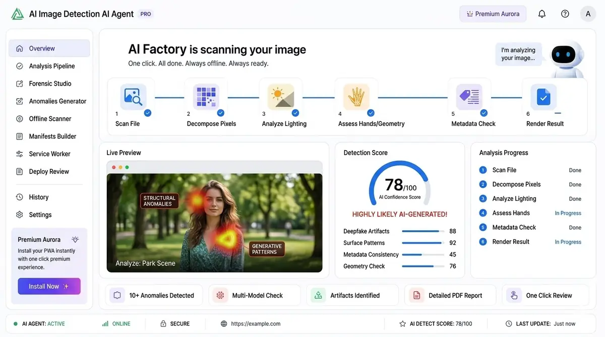 AI email writer — example of the AI tool dashboard software
